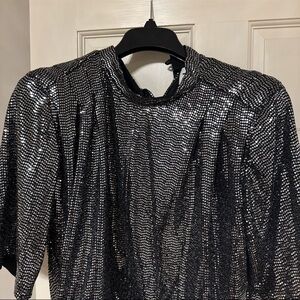 Isabel Marant Shimmering Silver Top